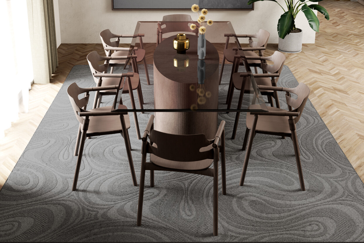 Textured Premium SDN Commercial Carpet Install web Swirl
